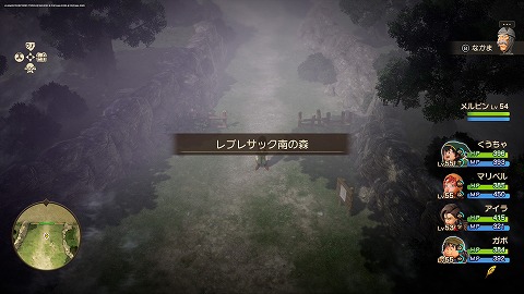 レブレサック南の森